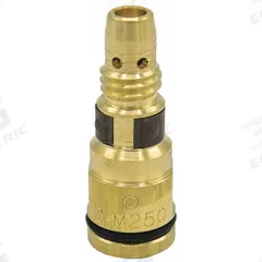 MILLER ELECTRIC Gas Diffuser: AccuLock MDX, For MDX-250/250 EZ-Select MIG Gun, 2 PK (MPN D-M250). Key specifications — Brand: MILLER ELECTRIC; For Contact Tip Series: AccuLock MDX; Connection Type: Threaded; Gas Diffuser Number: D-M250.