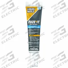 LIQUID NAILS Liquid Nails All Surface Adhesive: Fuze*It, 5 fl oz, Tube, White, 50 g/L VOC Content Wt (MPN LN-2000W). Key specifications — Adhesive Color: White.