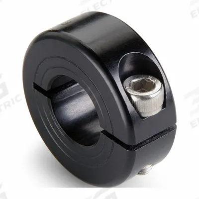 RULAND MANUFACTURING Shaft Collar: 1-Piece, Metric, Round, Clamp-On, 10 mm Bore Dia - Aluminum Shaft Collars