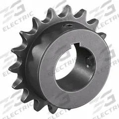 TSUBAKI Single Strand Sprocket: 40, For 1/2 in Chain Pitch, 1 1/4 in Bore Dia, 18 Teeth, Steel (MPN 40B18F-1 1/4). Key specifications — Brand: TSUBAKI.