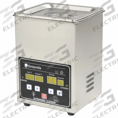 GRAYMILLS Digital Parts Washer: Ultrasonic, 304 Stainless steel - Ultrasonic Parts Washers