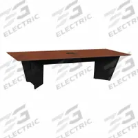 REGENCY Conference Table: Rectangle, Laminate/Melamine, Cherry, 120 in Overall Lg, 48 in Overall Wd (MPN ACT12048CHBK). Key specifications — attr987891: Traditional Leg; attr987894: Laminate; attr987867: PVC; attr987857: REGENCY; attr987872: Melamine.