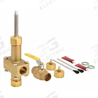 JOMAR VALVE Emergency Shut-Off Valve: Brass, 1/2 in For Copper Tube Size, 250 psi Max. Pressure (MPN 800-103ADDG). Key specifications — Brand: JOMAR VALVE; Includes: Lead Free Sweat Ball Valve; Application: Glycol Systems; Valve Type: Ball.