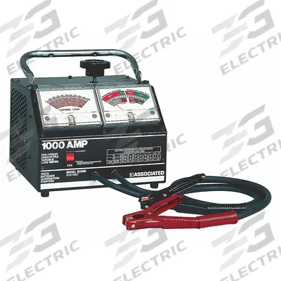 ASSOCIATED EQUIP Battery Tester: Battery Load Tester, Battery Load Tester, 18 in Overall Wd - Analog Display Battery Testers