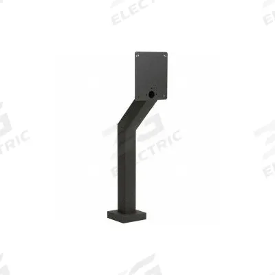 PEDESTAL PRO Mounting Post: 52 3/4 in Overall Ht, Black, Pedestal, 8 in x 12 in - Pedestals for Gate Operators