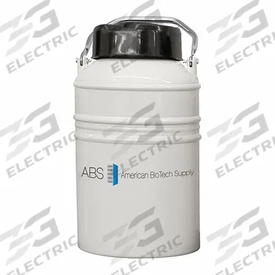 AMERICAN BIOTECH SUPPLY Cryogenic Canister: 3.6 L Capacity, 8 3/4 in Overall Dia - Cryogenic Storage Cannisters