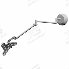 WALDMANN Exam Light: LED, 100,000 lux @ 100 cm, Wall, 4300K, 95 CRI, 40 W Watt, 100 to 240V AC (MPN D16077000). Key specifications — attr1257711: 100 to 240V AC; attr1257689: 100,000 lux @ 100 cm; attr1257759: D16077000; attr1257760: WALDMANN; attr1257674: 4300K.