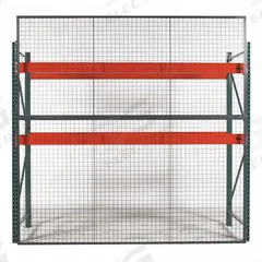 WIRECRAFTERS Aisle Guard: 1 Bays, 96 in x 1 1/4 in x 60 in, 10 ga, Steel, Powder Coated, Gray (MPN BACK85). Key specifications — Brand: WIRECRAFTERS; Material: Steel; Includes Hardware: No; Finish: Powder Coated; Color: Gray.