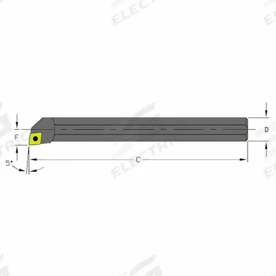 ULTRA-DEX USA Indexable Boring Bar: S06K SCLCR2 (MPN 957-000-246) - Indexable Boring Bars