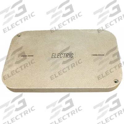 QUAZITE Underground Enclosure Cover: For 37 5/8 in x 26 in Enclosures - Underground Electrical Enclosure Covers