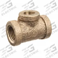 APPROVED VENDOR Metal Pipe Tee: Tee, 3 in x 1 1/2 in x 3 in, Class 125, C89833 Brass, 200 psi @ 72°F (MPN ZUSA-PF-10492). Key specifications — Brand: APPROVED VENDOR; Maximum Operating Pressure: 200 psi @ 72 °F.