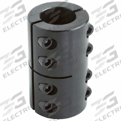 CLIMAX METAL PRODUCTS Rigid Shaft Coupling: 7/8 in Bore Dia 1, 7/8 in Bore Dia 2, Round - Two-Piece Rigid Shaft Couplings