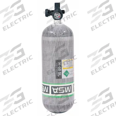 SCBA Cylinder: Carbon Fiber, 12.2 lb Wt Empty, Pre-Filled - MSA SCBA & Breathing Air Cylinders