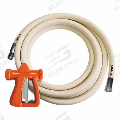 SANI-LAV Spray Nozzle with Hose: 3/4 in Connection Size, FGHT, EPDM/Stainless Steel - Replacement Nozzles