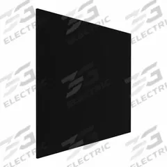 HADRIAN Partition Panel: Solid Plastic HDPE, Plastic, Black, 55 in Ht, 46 in Wd, 1 in Thick (MPN X30046-211). Key specifications — Door Swing: Right Hand In/Left Hand Out; Brand: HADRIAN; Color: Black; Finish/Texture: Plastic.