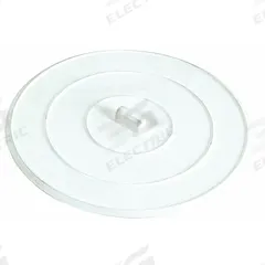 APPROVED VENDOR Drain Stopper: 5 in Overall Dia, Rubber, White, Push and Pull (MPN 30105). Key specifications — Material: Rubber; Color: White; Brand: APPROVED VENDOR; Application: Sink.