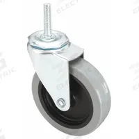 APPROVED VENDOR Stem Caster: Swivel, 4 in Wheel Dia., 1 in Wheel Wd, Polyurethane, 1 1/2 in Stem Lg (MPN 32J803). Key specifications — Brand: APPROVED VENDOR; Thread Size: 1/2"-13; Roll Up: Swivel.