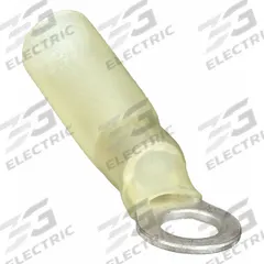 GRAINGER Ring Terminal: Yellow, Heat Shrink Insulation, #10 Stud Size, 12 AWG to 10 AWG Wire Sizes (MPN 4FRE9). Key specifications — Brand: GRAINGER.