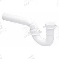 APPROVED VENDOR Trap: Plastic, White, 1 1/2 in Nominal Pipe Size, 10 in Overall Lg, Slip, Slip (MPN 35375). Key specifications — Includes: Reducing Washer; Brand: APPROVED VENDOR; Material: Plastic.
