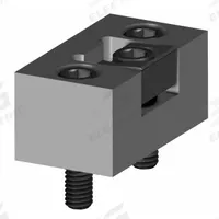 MITEE-BITE Compact Modular Pitbull Clamp: Steel, Knife Face, M10 Bolt (MPN 56230). Key specifications — Manufacturer Part Number: 56230; Brand: MITEE-BITE PRODUCTS INC.