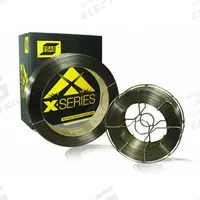 ESAB Flux-Cored Welding Wire: Carbon Steel, E71T-9C, 1/16 in, 33 lb, Dual Shield 710X (MPN 245019279). Key specifications — Brand: ESAB; Tensile Strength (As Welded) (Merch): 87 ksi to 93 ksi; Yield Strength (As Welded) (Merch): 75 ksi to 83 ksi.