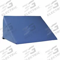 C-MATT Bed Wedge: Blue, 14 in Overall Lg, 6 5/8 in Overall Wd, 9.5 in Overall Ht, Nylon/Polyester (MPN H12621`)