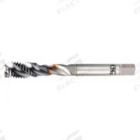 OSG Spiral Flute Tap: 5/16"-18 UNC, H5 / 2B-3B, 3 Flute, Bottoming Chamfer, V Coated Powdered Metal (MPN 1650511208)