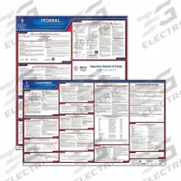 JJ KELLER Labor Law poster: CA, English, Polypropylene, 40 in x 24 in, FMLA /Y, FMLA Notice Included (MPN 44033). Key specifications — Poster Sizes Included: (1) 40 in W x 24 in H State Poster, (1) 20 in W x 24 in Federal Poster; State/Province: CA; Language: English.