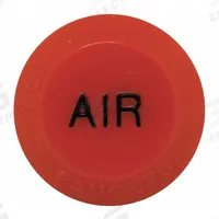 CHICAGO FAUCETS Index Button: Index Button, Plastic (MPN 216-278JKNF). Key specifications — Brand: CHICAGO FAUCETS; Index Text: AIR; Product Type: Index Button; Index Color: Orange; For Handle Type: Air.