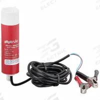 RULE Marine Utility Pump: Potable, 12V DC, 32 ft Max. Head, 1/2 in Barbed Discharge, Battery Clips (MPN IL280P). Key specifications — Brand: RULE; Nameplate Voltage: 12V DC; Includes: Battery Clips.