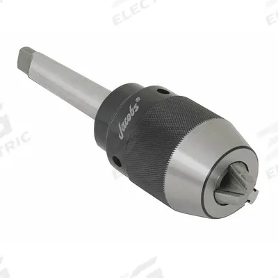 JACOBS Drill Chuck: R8, 1/32 in to 33/64 in Capacity - High-Precision Keyless Drill Chucks with Integrated Arbor