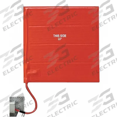 BRISKHEAT Heating Blanket: 232°C Op Temp - Max, 36 in Overall Lg, 18 in Overall Wd - Silicone Heating Blankets