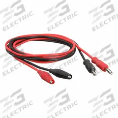 B&K PRECISION Test Leads: CAT II, Black/Red Electrical Current Color, Alligator Clip, Banana Plug (MPN TL 5A). Key specifications — Brand: B&K PRECISION.