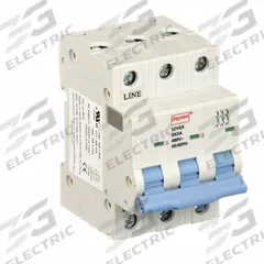 DAYTON IEC Supplementary Protector: 63 A Amps, 7.5kA at 480V AC, Screw Clamp, NDB2-63, 480V AC (MPN 5ZVG5). Key specifications — Terminal Connection: Screw Clamp; Series: NDB2-63; AC Voltage Rating: 480V AC; DC Voltage Rating: Not Rated; Max. AIR Rating: 7.5kA at 480V AC; Brand: DAYTON.
