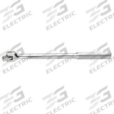 SK PROFESSIONAL TOOLS Breaker Bar: 3/8 in Drive, 10 in Lg, Knurled Grip, Alloy Steel - Flex-Head Breaker Bars