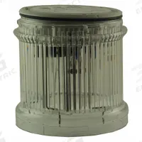 EATON Tower Light Module: Flashing, 110/120V AC, White, 73 mm Overall Dia, 3 in Overall Ht, SL4 (MPN SL7-BL120-W). Key specifications — Brand: EATON; Compatible with Series: SL4; Lens Color: White; Operating Voltage: 110/120V AC; Manufacturer Part Number: SL7-BL120-W.