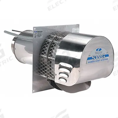 FIELD CONTROLS Power Venter: For Furnaces, For 3 in to 4 in Pipe, 0.002 cfm @ 0.0 in SP - Pipe-Mount Exhaust Draft Inducers