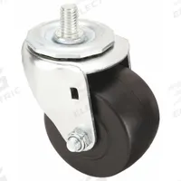 APPROVED VENDOR Stem Caster: 3 in Wheel Dia., 1 3/4 in Wheel Wd, Swivel, Swivel, 1/2 in Stem Dia. (MPN 20TM58). Key specifications — Brand: APPROVED VENDOR; Thread Size: 1/2"-13; Wheel Bearing Type: Roller; Wheel/Tread Color: Black; Roll Up: Swivel.