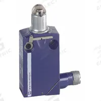 TELEMECANIQUE SENSORS Plug-In Limit Switch: Roller Lever, XCMD, 0.14 in Roller Wd, 2 Mounting Holes (MPN XCMD2102M12). Key specifications — Manufacturer Part Number: XCMD2102M12; Brand: TELEMECANIQUE SENSORS; Electrical Connection: 4-Pin M12 Connector; Series: XCMD.