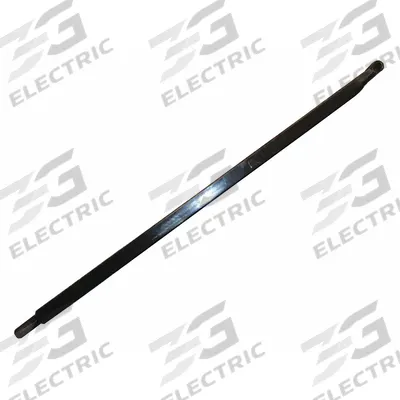 Dayton Push Rod: Push Rod, For Pallet Jacks, For 4YX97, Black - Dayton Pallet Jack Replacement Parts