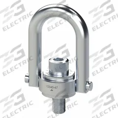 ADB HOIST RINGS Hoist Ring: Pivot/Swivel, Stainless Steel, 2 1/2"-4, Max. 25,000 lb, Lifting/Pulling (MPN 29503). Key specifications — Brand: ADB HOIST RINGS; Thread Size: 2-1/2"-4; Operation: Lifting.