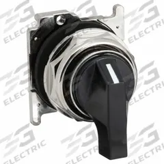 EATON Long-Handled Selector Switch: 30 mm Panel Mount Size, 3 Positions, 3 Cam, Series 10250T (MPN 10250T3043). Key specifications — Action: Momentary/Maintained/Momentary; Cam: 3; Brand: EATON; Switch Bezel Material Type: Metallic.