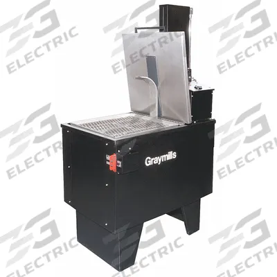 GRAYMILLS Parts Washer: For Water-Based Solution Base Type, Steel, 47 gal Fluid Capacity - Base-Mounted Parts Washers