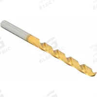OSG Jobber Length Drill Bit: #9, 130° R-Thinning Point, TiN-Coated Cobalt (MPN 15196005). Key specifications — attr1229327: 0.1960.