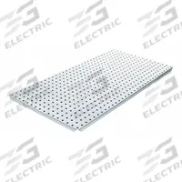 ALLIGATORBOARD Pegboard Panel: Round, 1/4 in Peg Hole Size, 16 in x 30 in x 5/8 in, Stainless Steel (MPN ALGBRD16X32STLS300). Key specifications — Material: Stainless Steel; Peg Hole Shape: Round; Includes: Screws; Color: Gray; Brand: ALLIGATORBOARD.