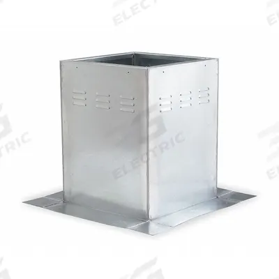 Dayton Roof Curb: Fixed Ventilated Curbs, Square Curb, 41 x 41 in Inside Dim - Roof Curbs