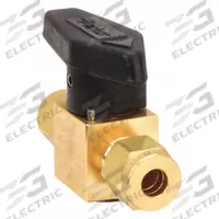 PARKER Rotary Plug Valve: For Chemicals/Gas/Oil Media, 2-Way, 1/4 in Pipe Size, Brass, Compression (MPN 4Z-PR4-VT-B). Key specifications — Brand: PARKER.