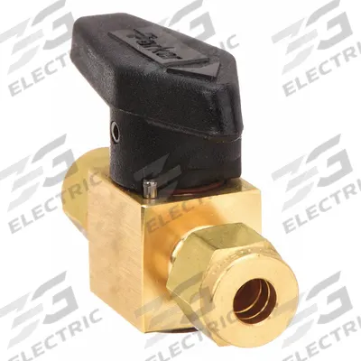 Parker Rotary Plug Valve: For Chemicals/Gas/Oil Media, 2-Way, 1/4 in Pipe Size - Brass Instrumentation Plug Valves