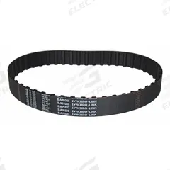 BANDO Timing Belt: One Side, Synchro-Link®, 0.375 in Pitch, 1/2 in Top Wd, 203L050, 54 Teeth, Nylon (MPN 203L050G). Key specifications — Manufacturer Part Number: 203L050G; Belt Coating: Nylon; Belt Series: Synchro-Link®; Brand: BANDO; Industry Number: 203L050; Length Type: Closed Loop; Tooth Profile: Trapezoidal.