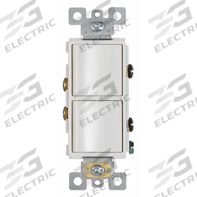 BROAN Speed Control: Rocker, SPST, 2 Switches or Dials, 120V AC - Rocker Fan Switches